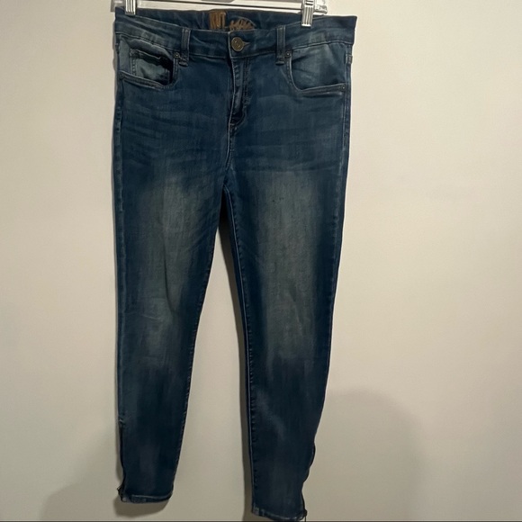 KUT FROM THE KLOTH Zip Cuff Ankle Skinny Jeans - Picture 2 of 10